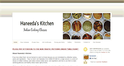 Desktop Screenshot of haneedaskitchen.com